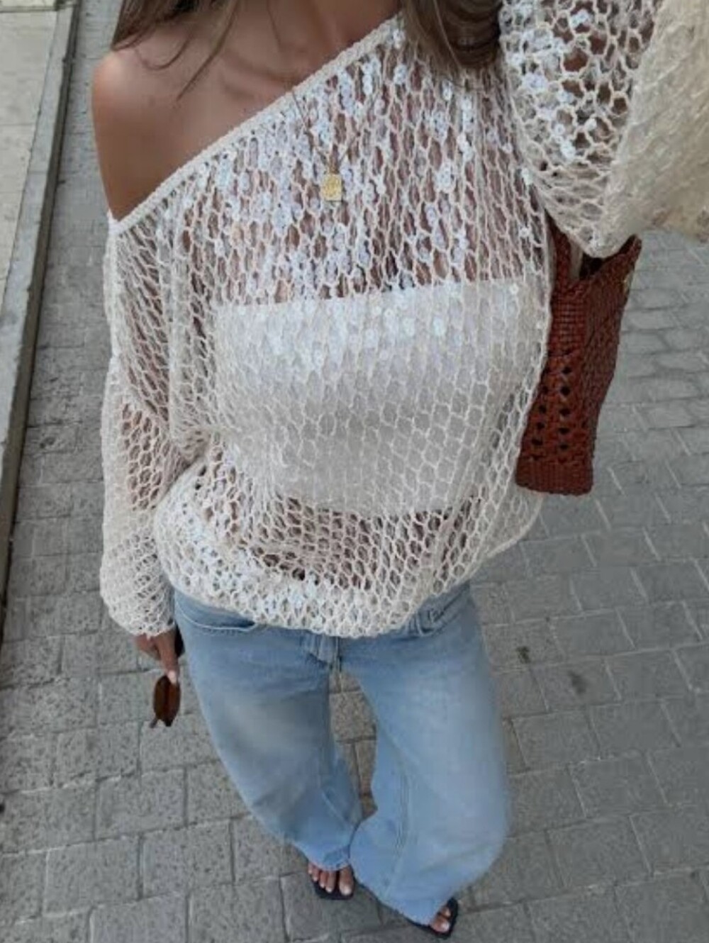 ZARA SEQUIN TOP Size M - Picture 10 of 16